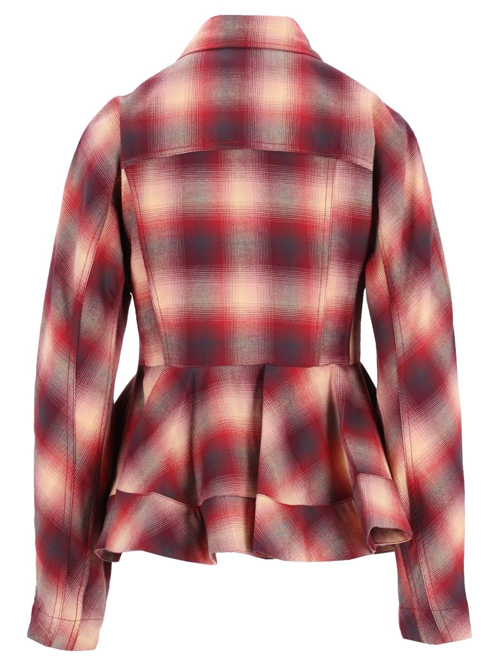 Ganni Red Checked Flannel Shirt Shirts - Rosso | 599cbfb2ad4bdbbcbbfe70d4df1cba4054c8c308