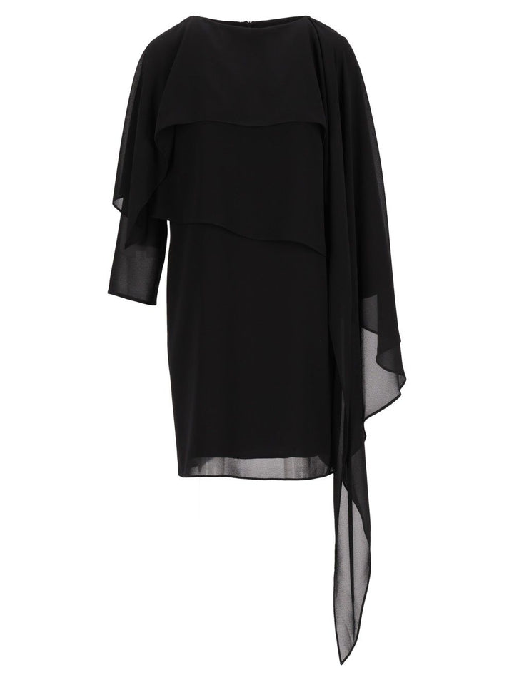 Mm6 Maison Margiela Chiffon Minidress Abiti - Nero | 8a1445ebb6fa4a687ce947d248d7d5d548605bd1