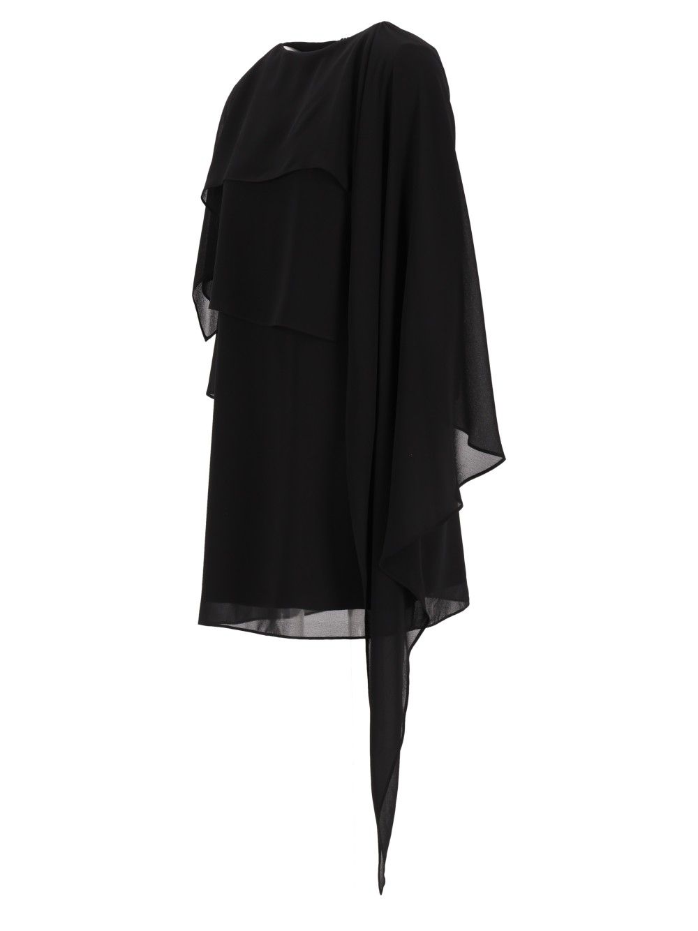 Mm6 Maison Margiela Chiffon Minidress Abiti - Nero | e5f6dd6c5a561c648df6f3fcb93222d48cf66fac