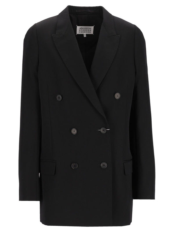 Double Breasted Blazer Giacche Nero