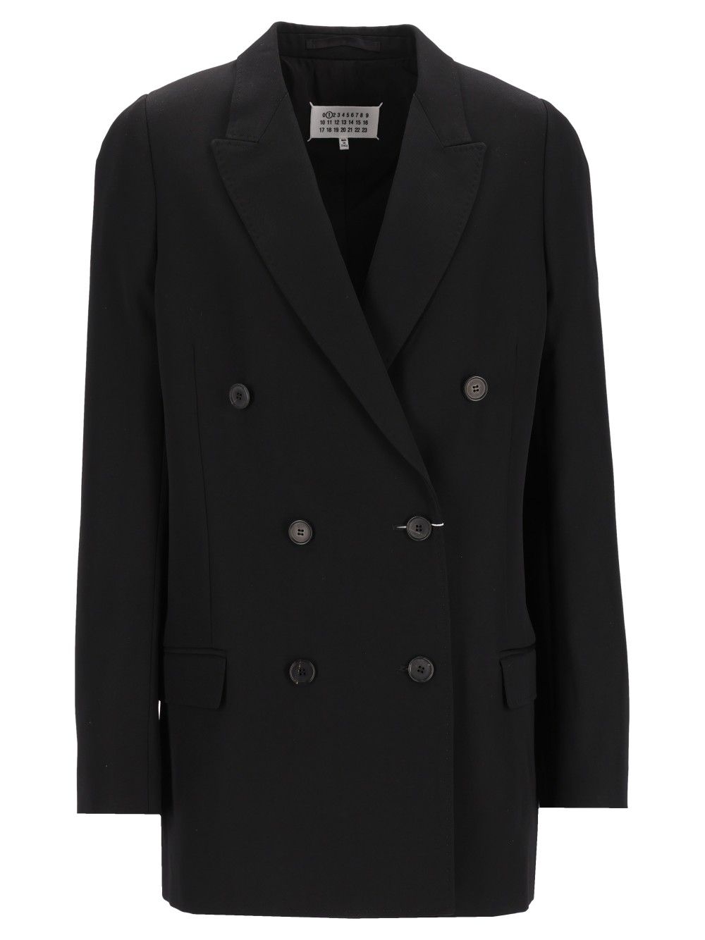 Maison Margiela Double-Breasted Blazer Giacche - Nero | 6a542092c088307d785cc1b5f65b919090f18e02