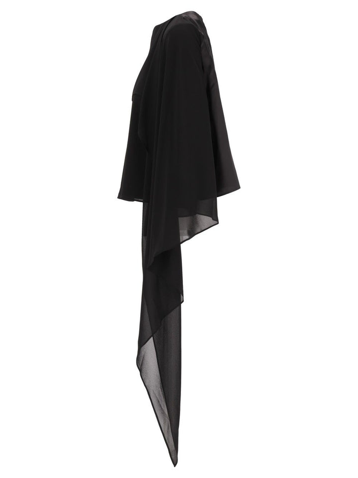 Mm6 Maison Margiela Long-Sleeved Top Top - Nero | c5601ddaaf145f6667acd13c7126df7472e074fe