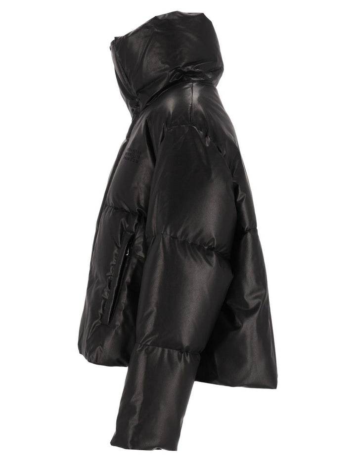 Mm6 Maison Margiela Short Down Jacket Giacche - Nero | 04da2cb577d5886ce02044f059880bc8c88378b4