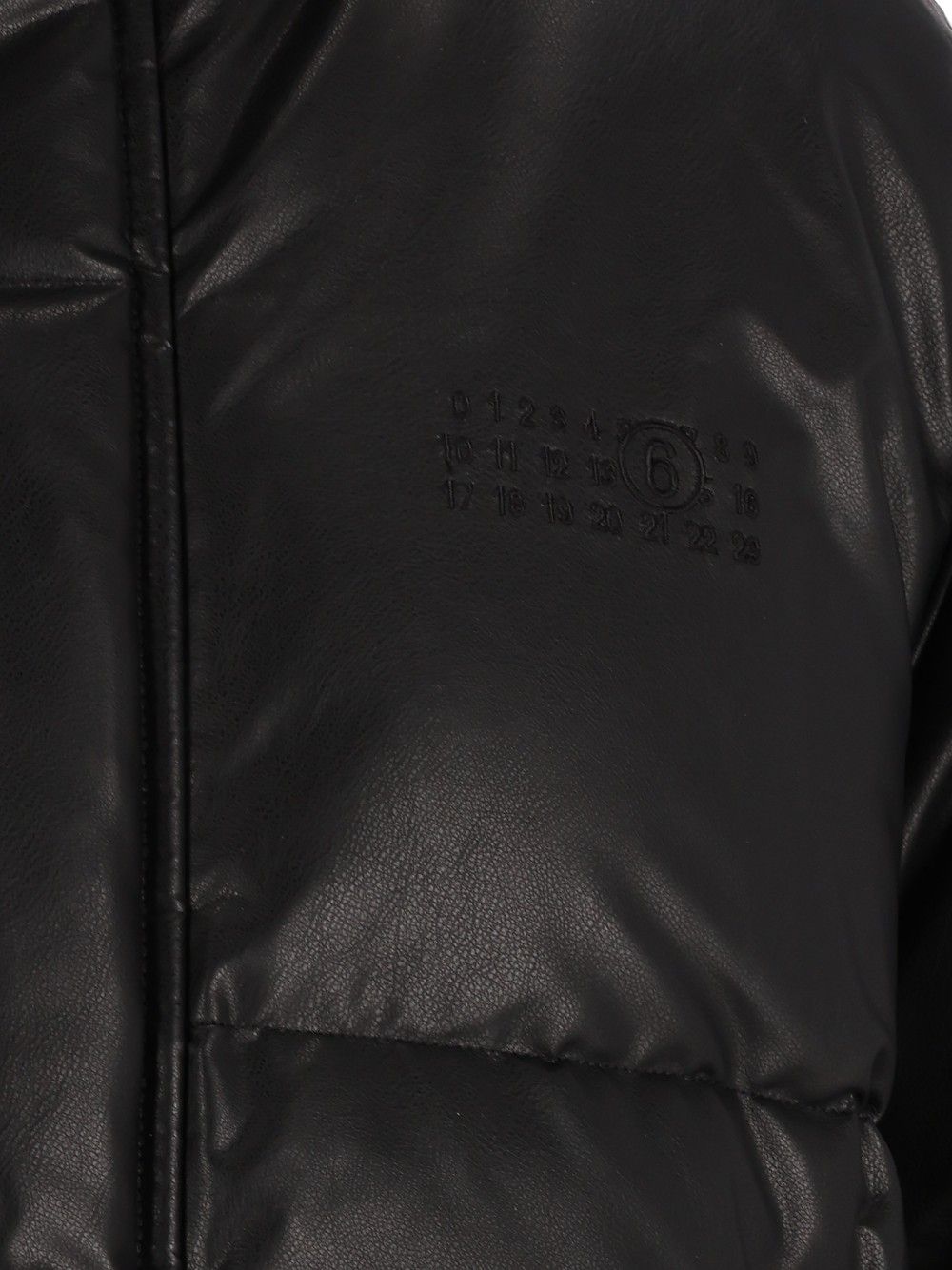 Mm6 Maison Margiela Short Down Jacket Giacche - Nero | 90056001743dc0126b0a023131cb9324acd3ef62
