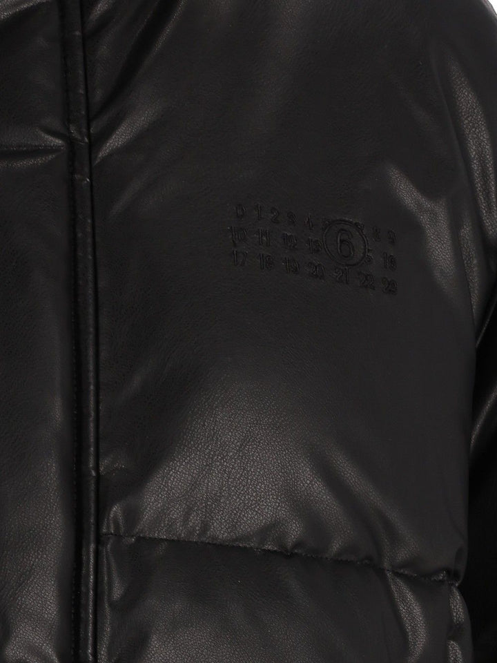 Mm6 Maison Margiela Short Down Jacket Giacche - Nero | 90056001743dc0126b0a023131cb9324acd3ef62
