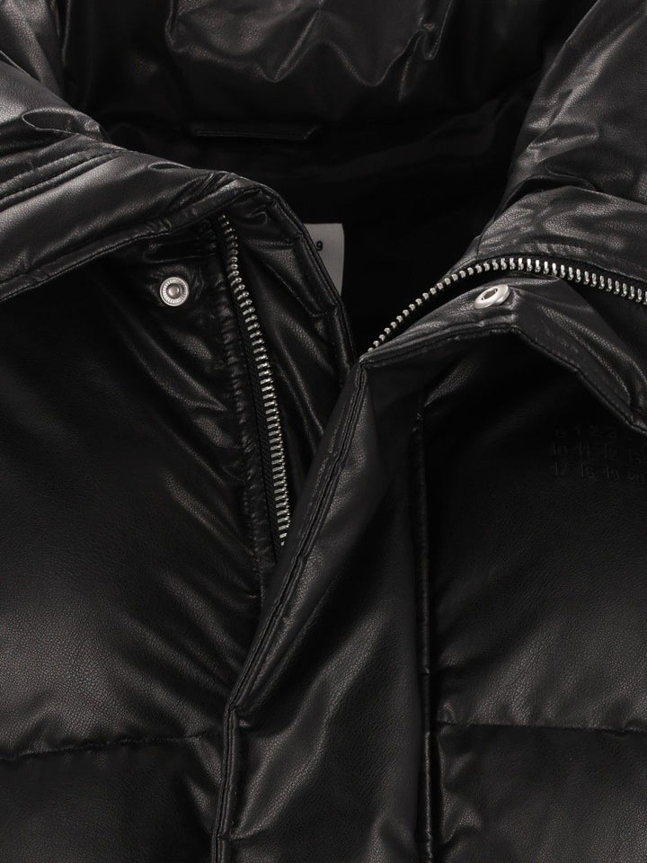 Mm6 Maison Margiela Short Down Jacket Giacche - Nero | b07f35c76198ea7306836ee44e1f442516c59166