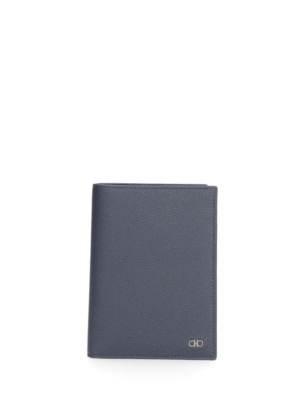 Micro Gancio New Gemini New Navy Wallets Blu