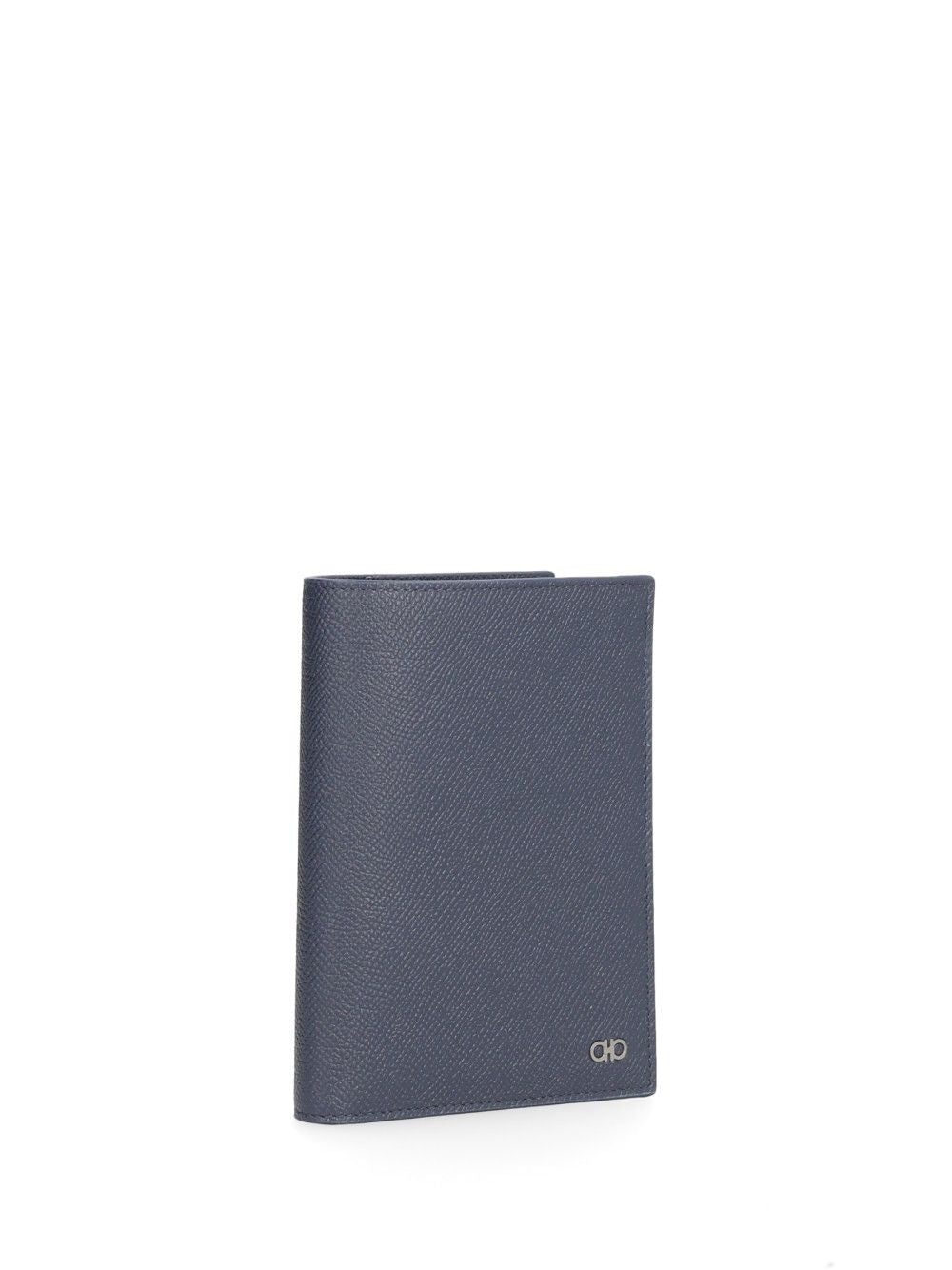 Ferragamo Gancini Compact Wallet Wallets - Blu | 84c25699c09a2d9b26a6368cc64816ad05e0ff2c
