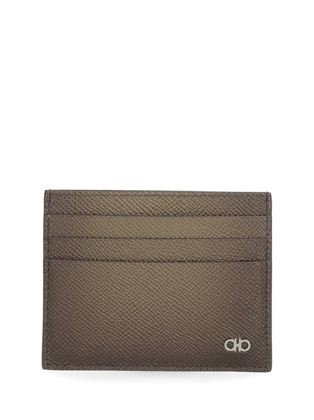 Ferragamo Gancini Credit Card Holder Wallets - Marrone | d6cf7c9337a0171078755b5ec90fcadb870b743e