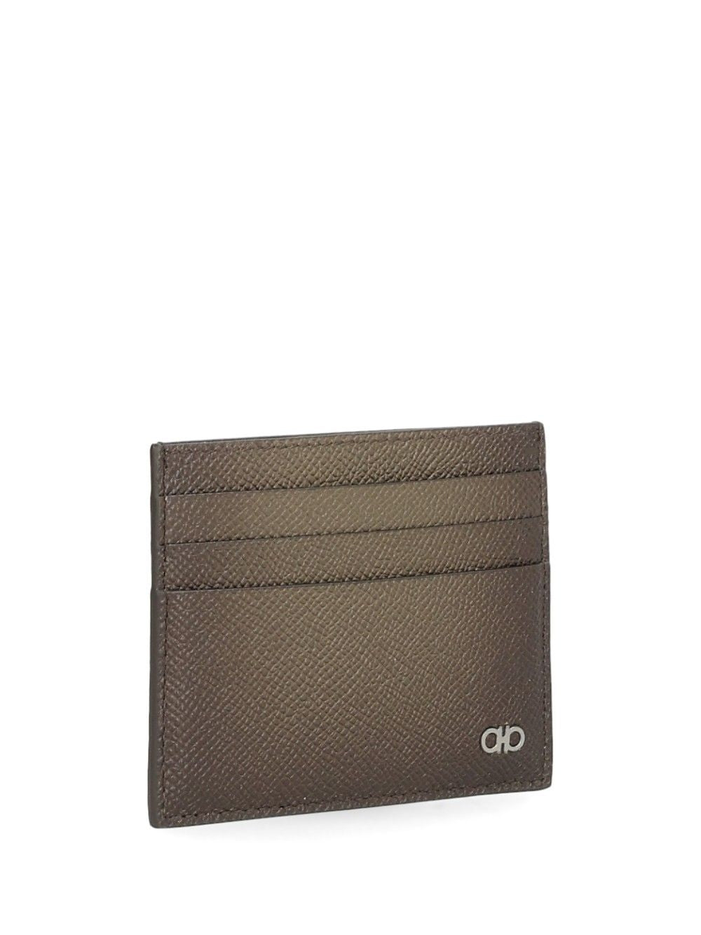 Ferragamo Gancini Credit Card Holder Wallets - Marrone | b075541e5d18443cb5fabda7efc78c5aa040580d