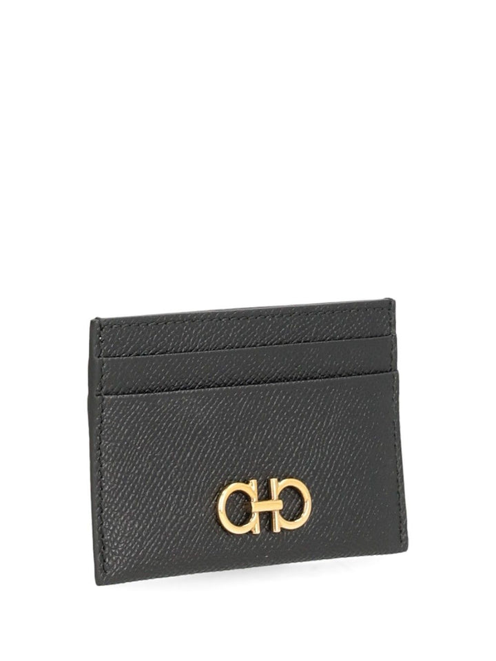 Ferragamo The Gancini Wallets - Nero | 2b514d1b39d87d0dac948fa7405a6d3ec311f881