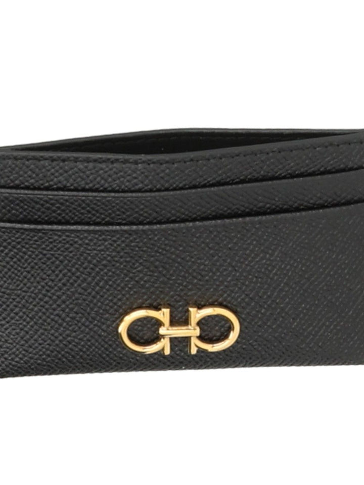 Ferragamo The Gancini Wallets - Nero | 69680c96e9c6d42679cdba957db4cd57636ff78d