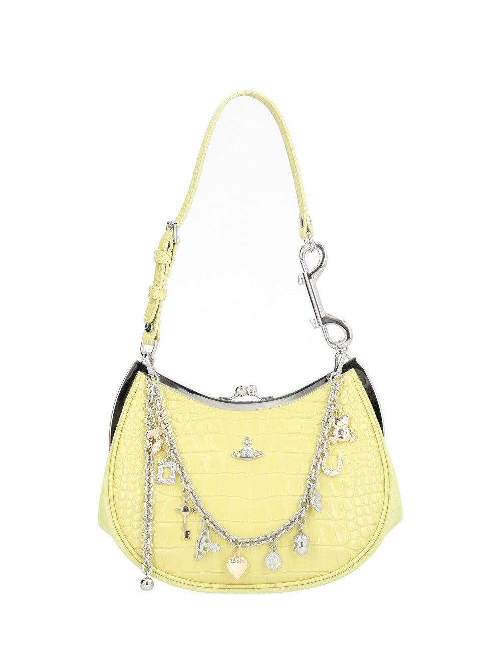 Vivienne Westwood Leather Charm Bag Shoulder Bags - Verde | f2118a356c4831e2b783f12fce6ed329eaff72cb