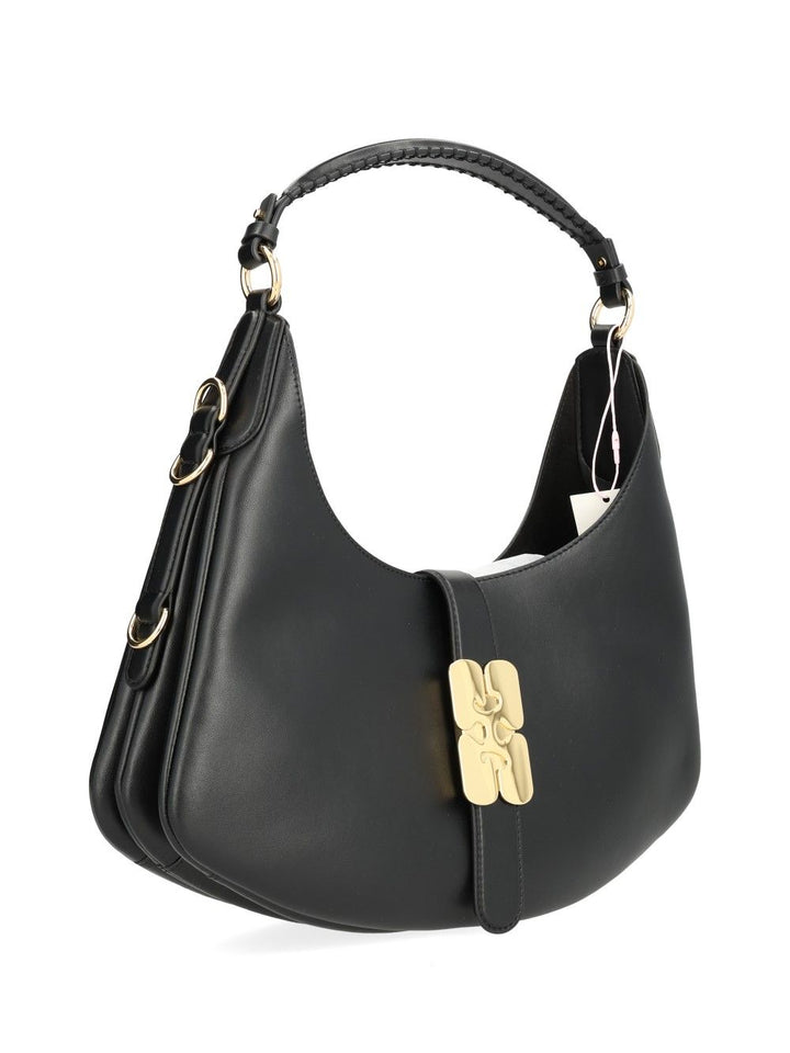 Ganni Kat Small Bag Shoulder Bags - Nero | 2b0c25961052e8ae9ccdcf0109b30c49845e9c3e