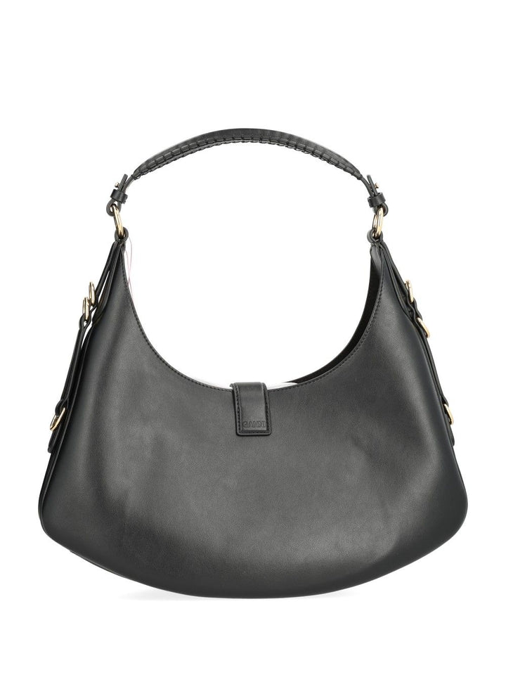 Ganni Kat Small Bag Shoulder Bags - Nero | f3115f80edeee4626d3e4be58dea2888e24e2d0f