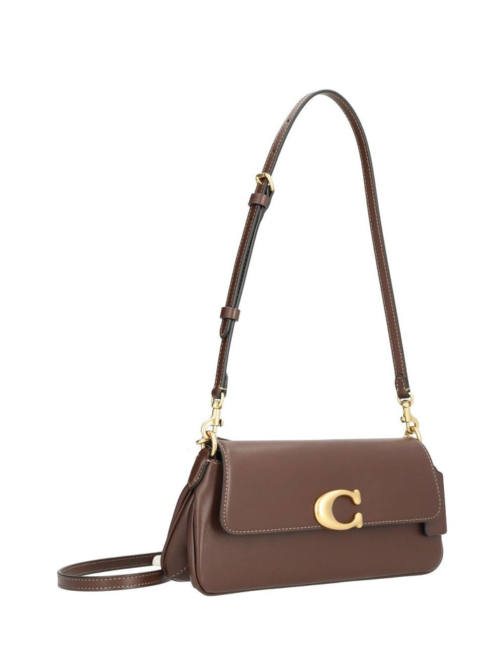 Coach Refined Calf Leather Jet Shoulder Bag Shoulder Bags - Marrone | b003914680432a6a8cfcec0078182e90ad436f93