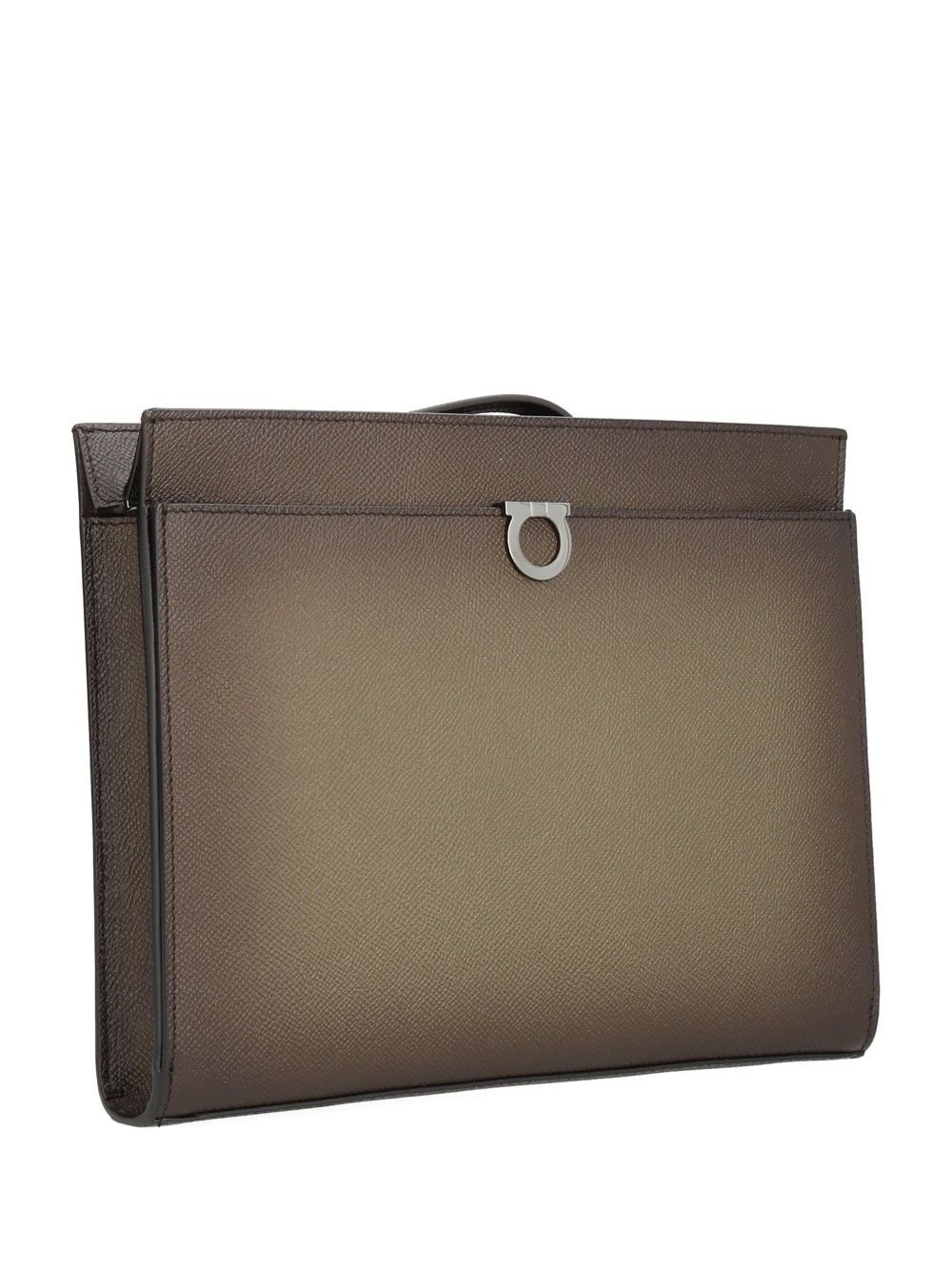Ferragamo Gancini Pouch Small leather goods - Marrone | 83b4fd047c96ce507ea4037ceccafe66c9083b77