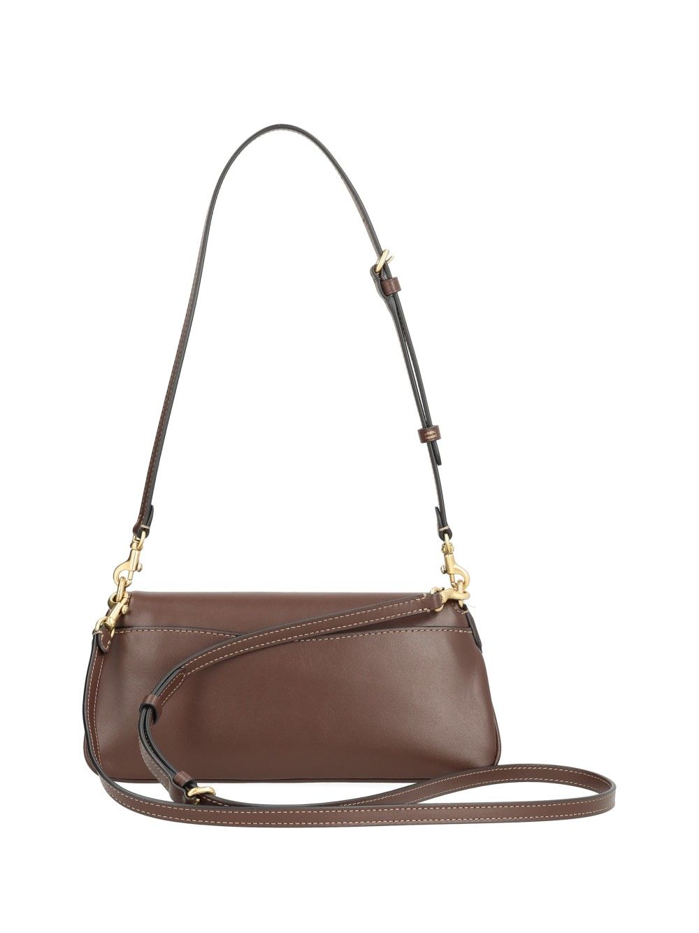 Coach Refined Calf Leather Jet Shoulder Bag Shoulder Bags - Marrone | 65e2b03fd45feaf01bacd03b618a4f8491820990