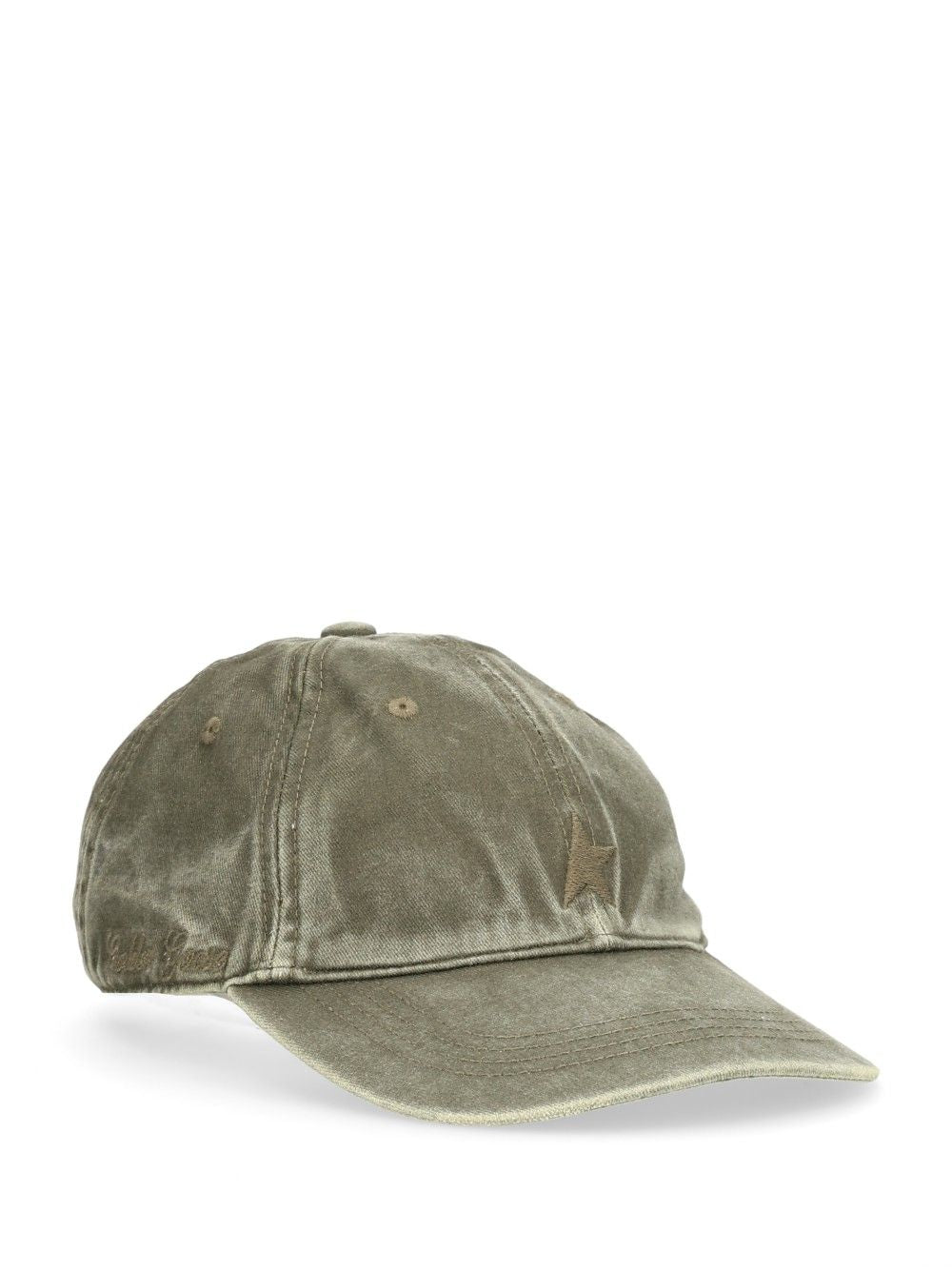 Golden Goose Deluxe Brand Washed Cotton Baseball Cap Cappelli - Verde | 0b1fce6babb847e679fe4769c7c4fce87b52f5d1