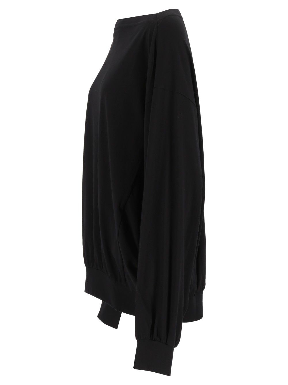Mm6 Maison Margiela Oversized Sweater Top - Nero | bde5554dc1cff9febfd4b4324bdba0d137c3a142