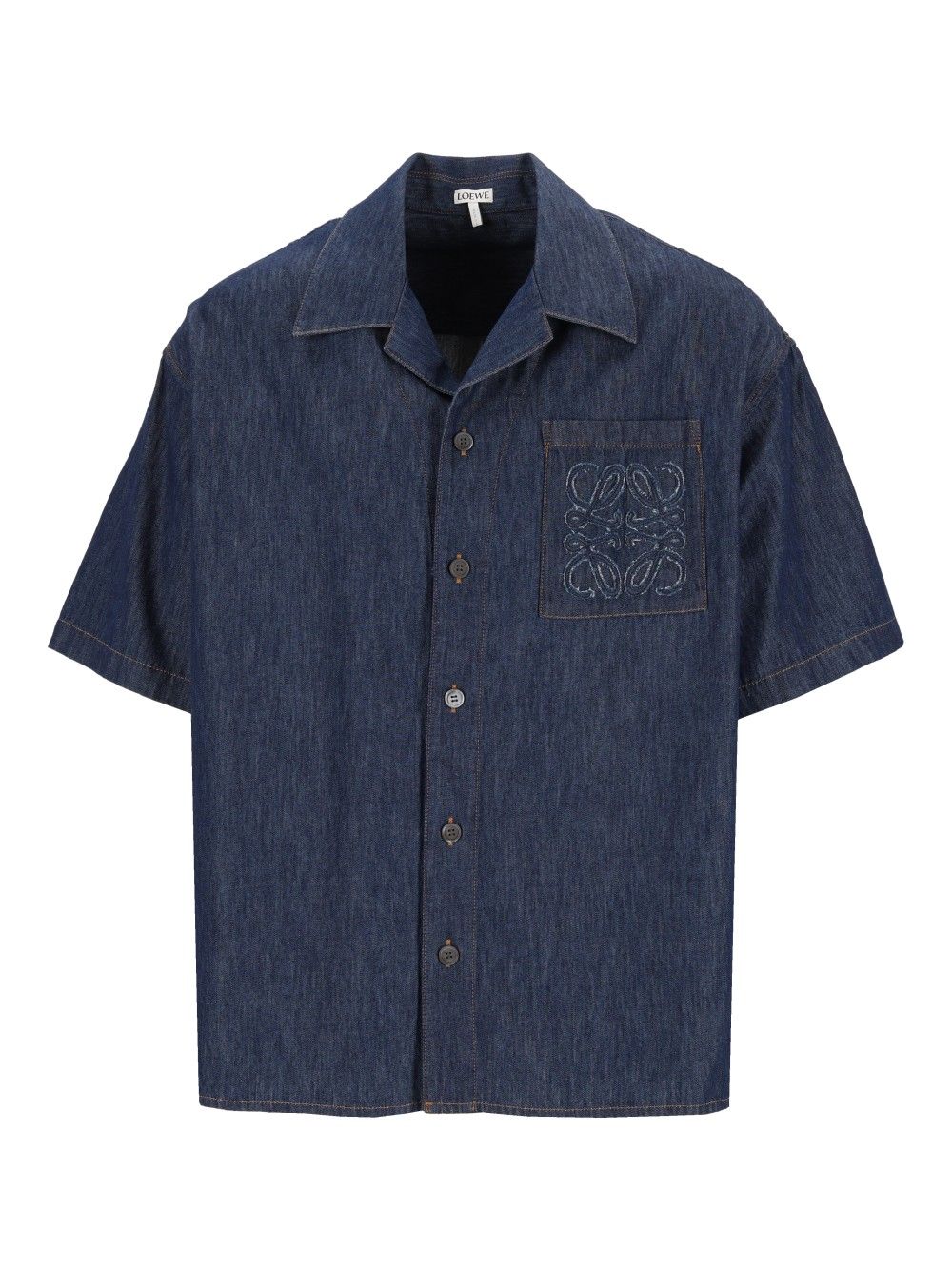 Loewe Short Sleeve Shirt Shirts - Blu | 091ab97e8800b8a3ea5f506e5729772ecb182337
