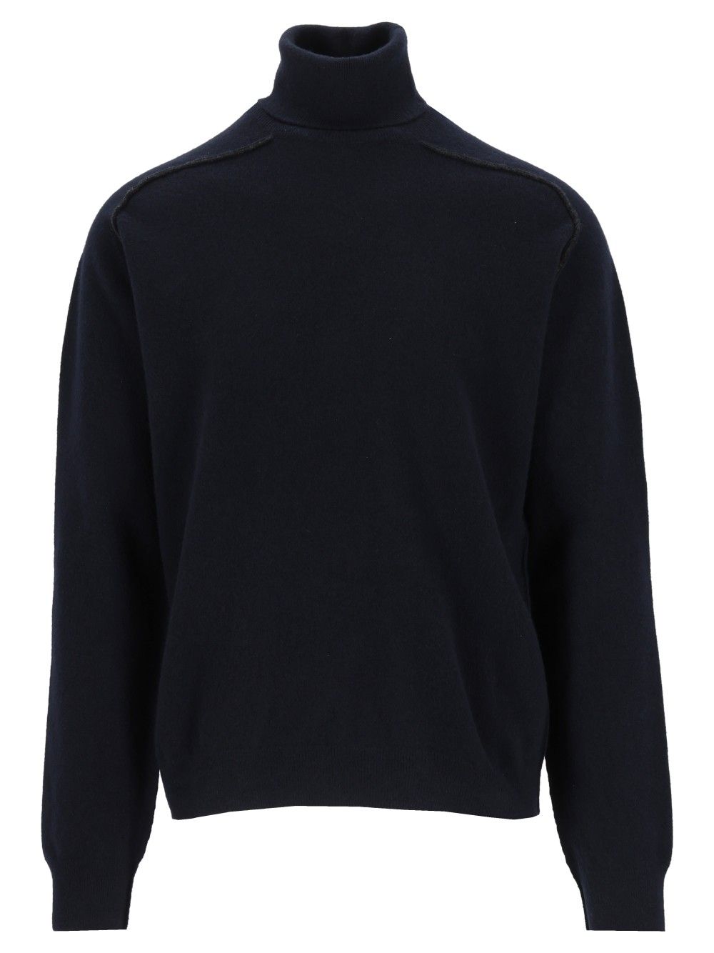 Maison Margiela High Neck Sweater Knitwear - Blu | 3095f201109cdadd5cfcb45f760bbb1eb99b21ae
