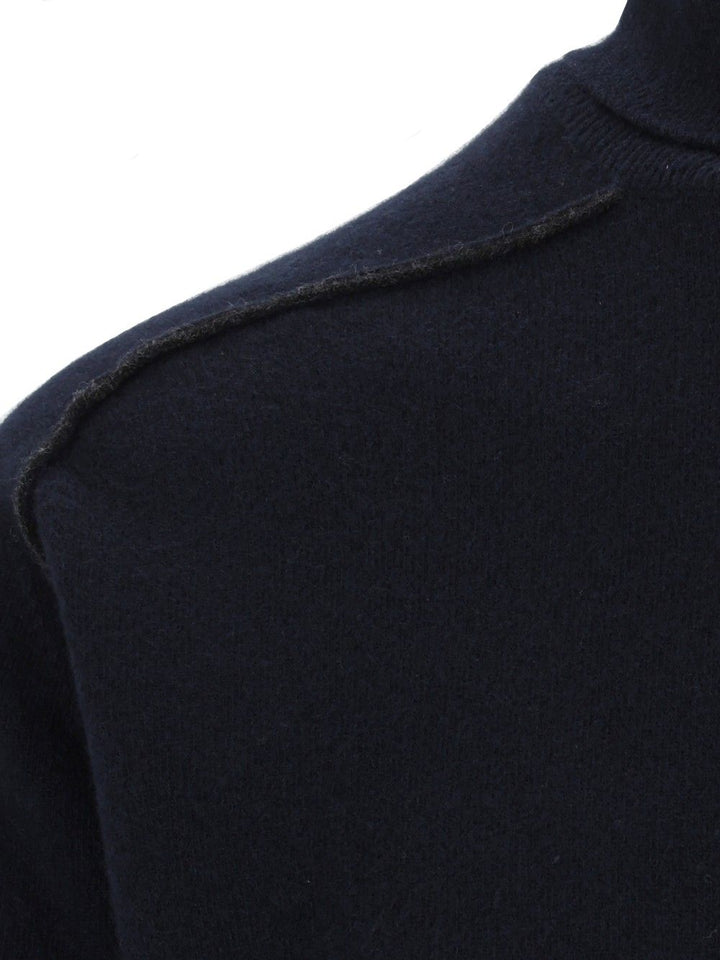 Maison Margiela High Neck Sweater Knitwear - Blu | 4ed6aec8e928642cfd0ff2b6b012dd2526296314