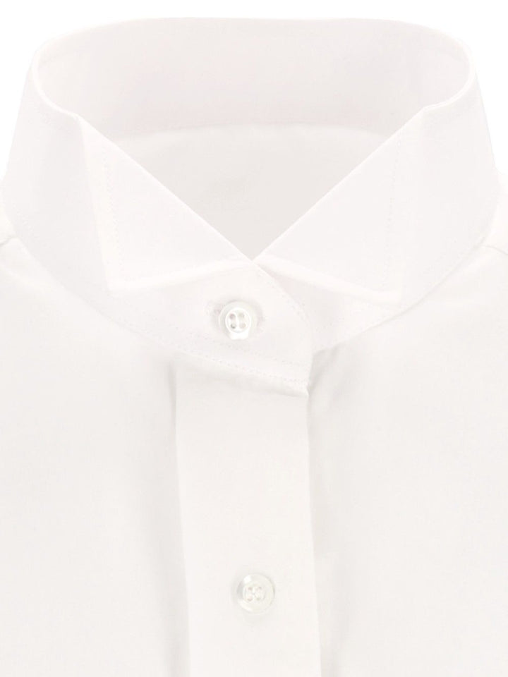 Maison Margiela Cotton Poplin Shirt Shirts - Bianco | 823d45c585558a890ffcf7a0e987d70deb1b2181