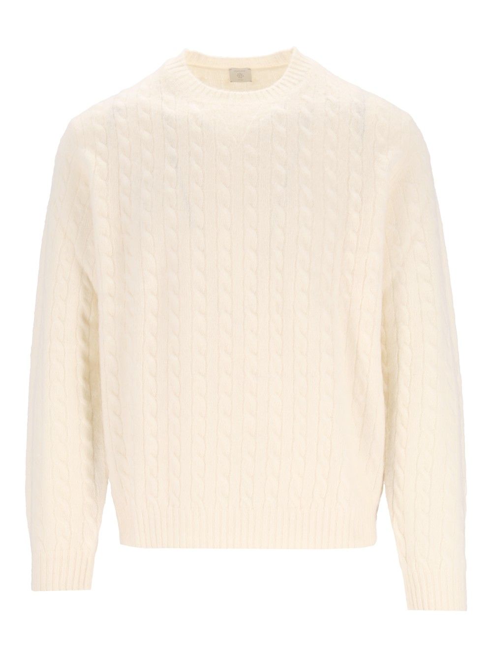 Eleventy Cable-Knit Jumper Knitwear - Bianco | 07cd3acd411a84b200cf7ed55f2c951ffdbe117c