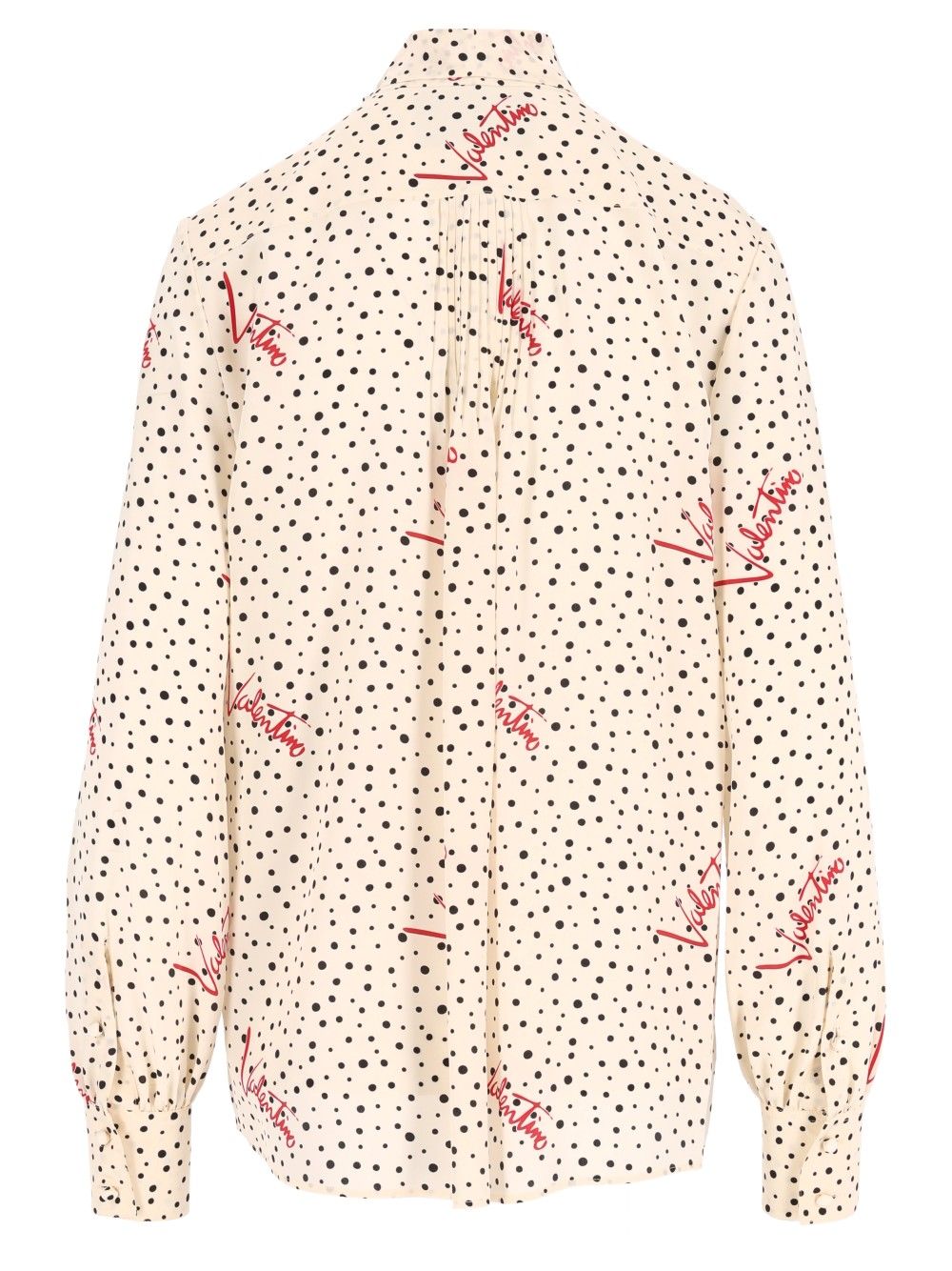 Valentino Garavani Plusdepois Bubble Crepe De Chine Shirt Shirts - Bianco | c76f3a59783cb86ccdc1373cbdad3d2c2d59b5af