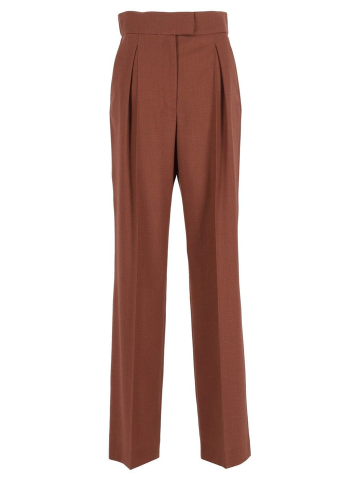 Valentino Garavani Tailored Trousers - Marrone | 0401829ce2c352d334514e7a62c3333168efd64d