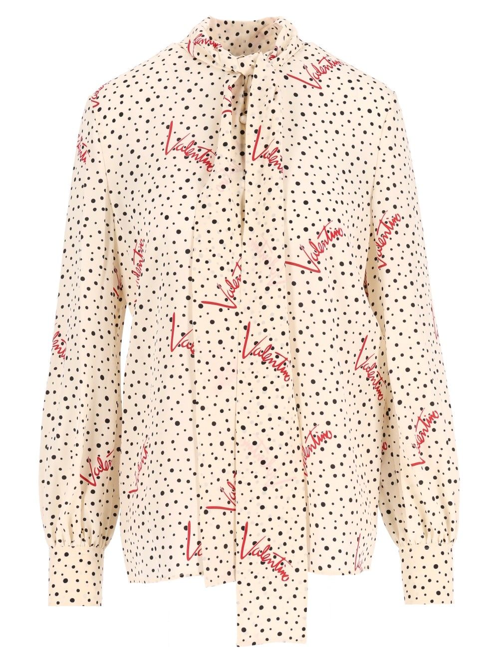 Valentino Garavani Plusdepois Bubble Crepe De Chine Shirt Shirts - Bianco | d083f79b8116cbafd6f875c078f5065a5c3b8f5f