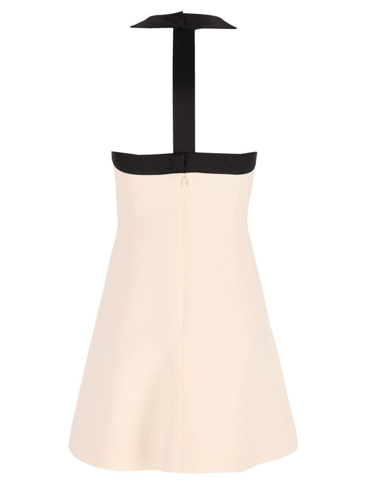 Valentino Garavani Short Crepe Couture Dress Abiti - Bianco | 2f756856f566d00fa9212f66102f9de08fa88d7e