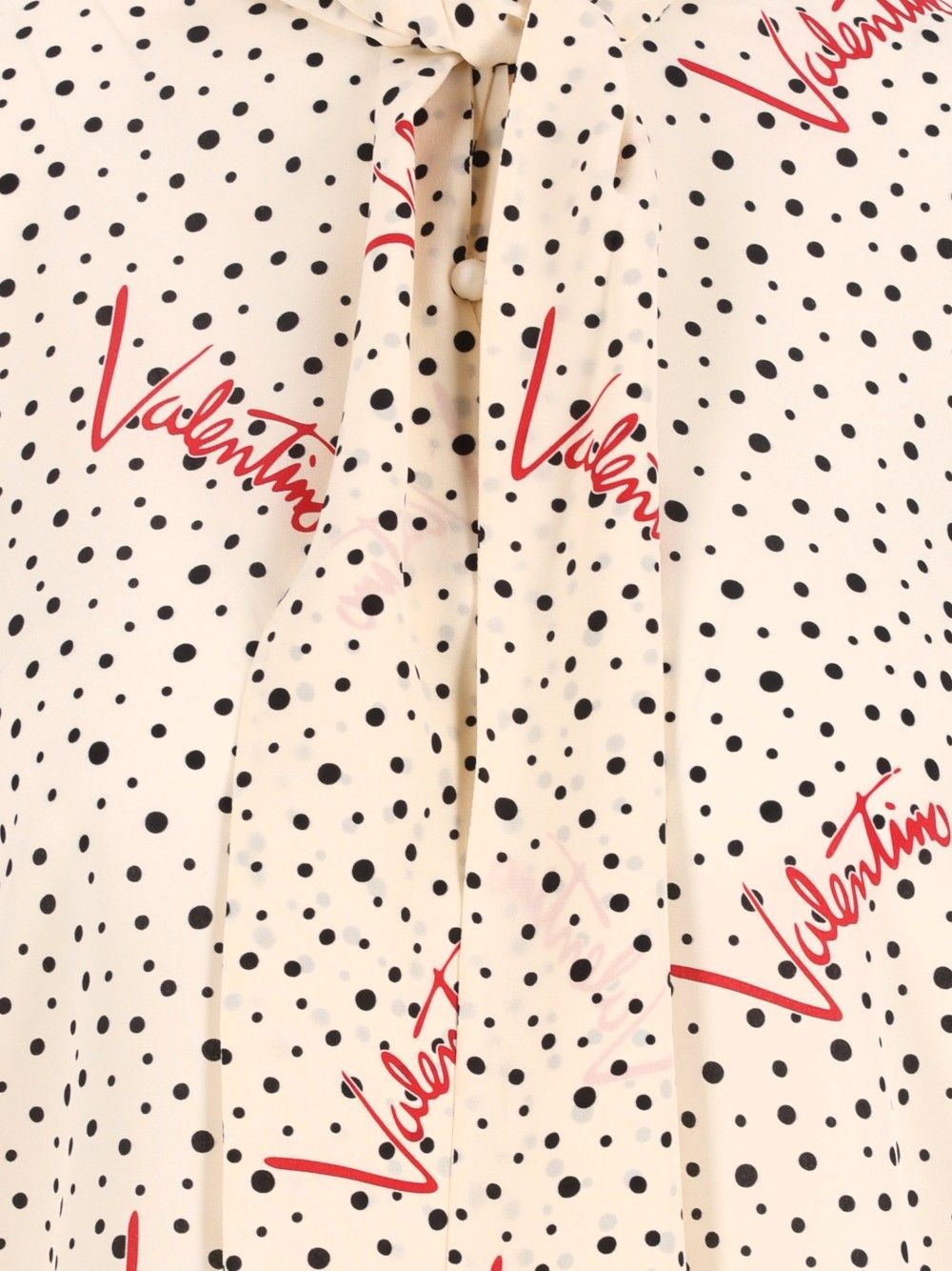 Valentino Garavani Plusdepois Bubble Crepe De Chine Shirt Shirts - Bianco | c9a5300e7b2c26a04ce6a5b73eae155bb263b2e0