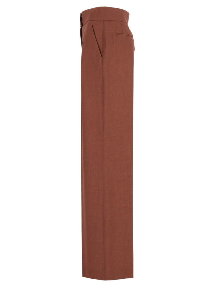 Valentino Garavani Tailored Trousers - Marrone | 5ff68f9eb978c0aedf77bc9a424d3a23a33a03c9