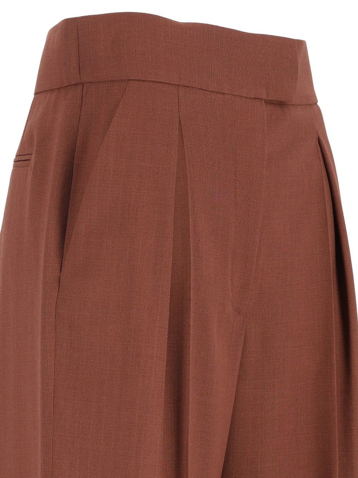 Valentino Garavani Tailored Trousers - Marrone | 5e75f6f113e1a2749ca052ebc5a9e1912bc01228