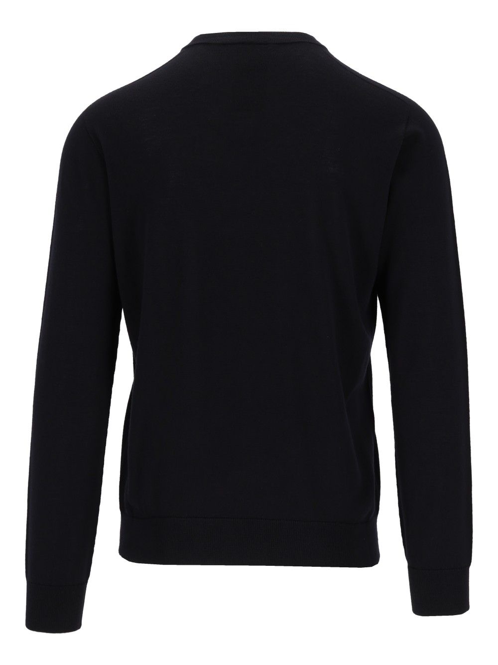 Giorgio Armani Crew Neck Wool Sweater Knitwear - Blu | 954cb1f9e4ee13a612761bcef5436d66bfd4c310
