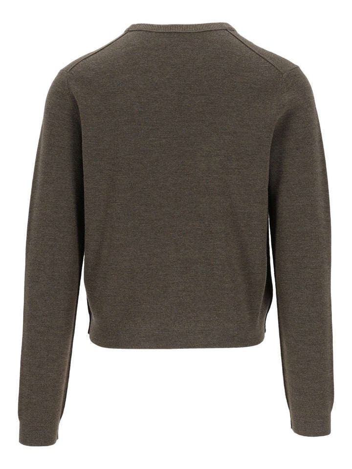 Acne Studios Merino Wool Sweater Knitwear - Grey | 849cd81b11c1a1b6d44ab62f4c1c22cae228547b