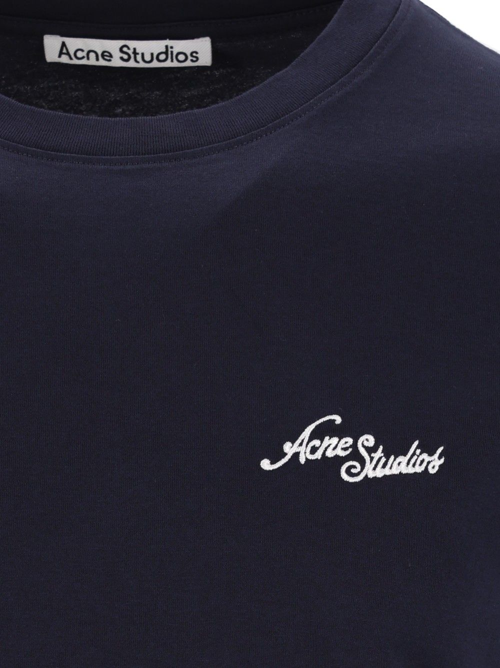 Acne Studios Organic Cotton T-Shirt - Blu | 08ae022678f892c350a0fe39a15abc62d2161fb8