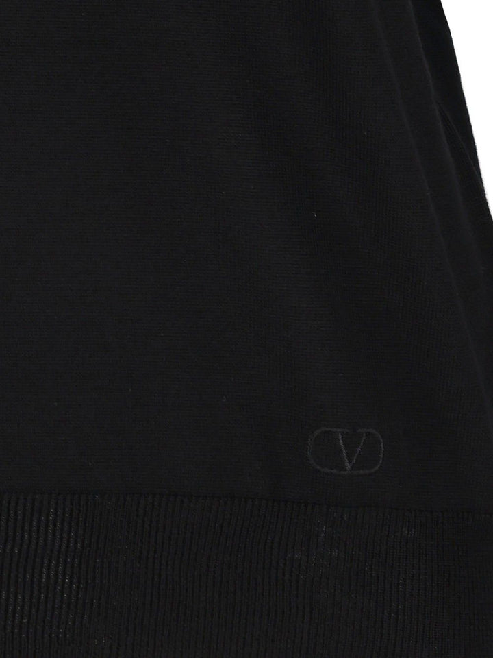 Valentino Garavani Vlogo Signature Sweater Knitwear - Nero | 000b73625e5005ce63f03bc475932bc6328eef2b