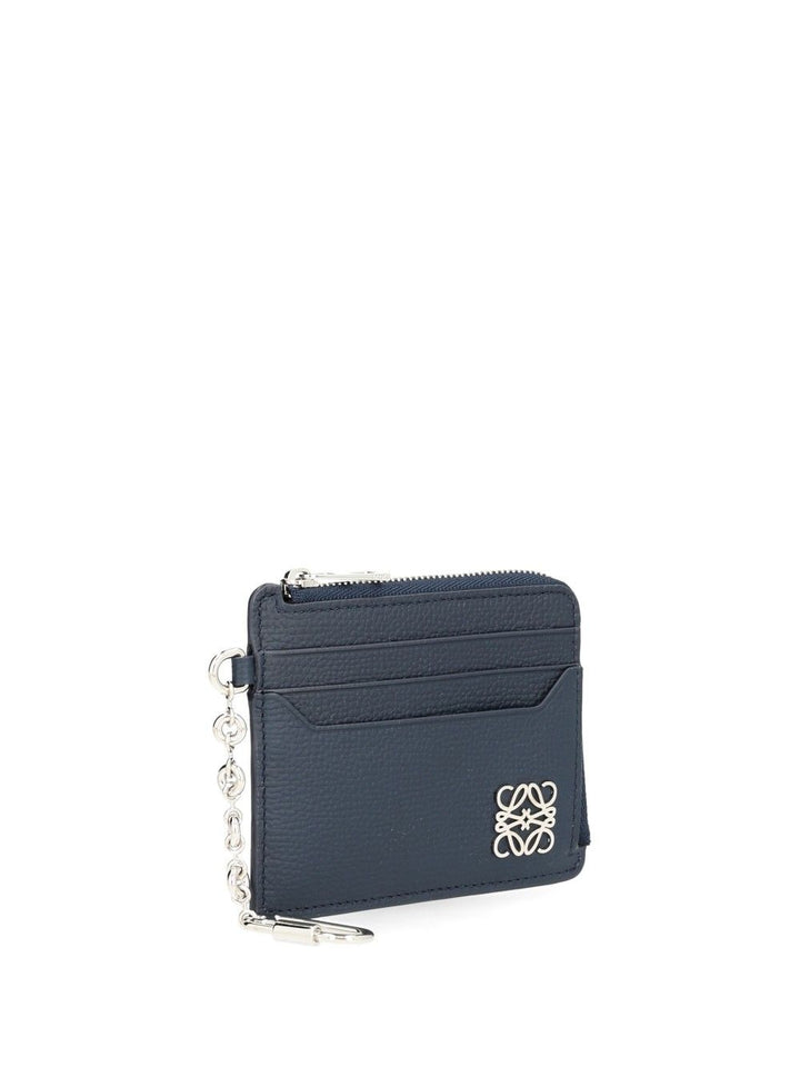 Loewe Anagram Square Card Holder Small leather goods - Blu | 0ff6b13069a31bf8b470140c79ce3ddf26021cdb