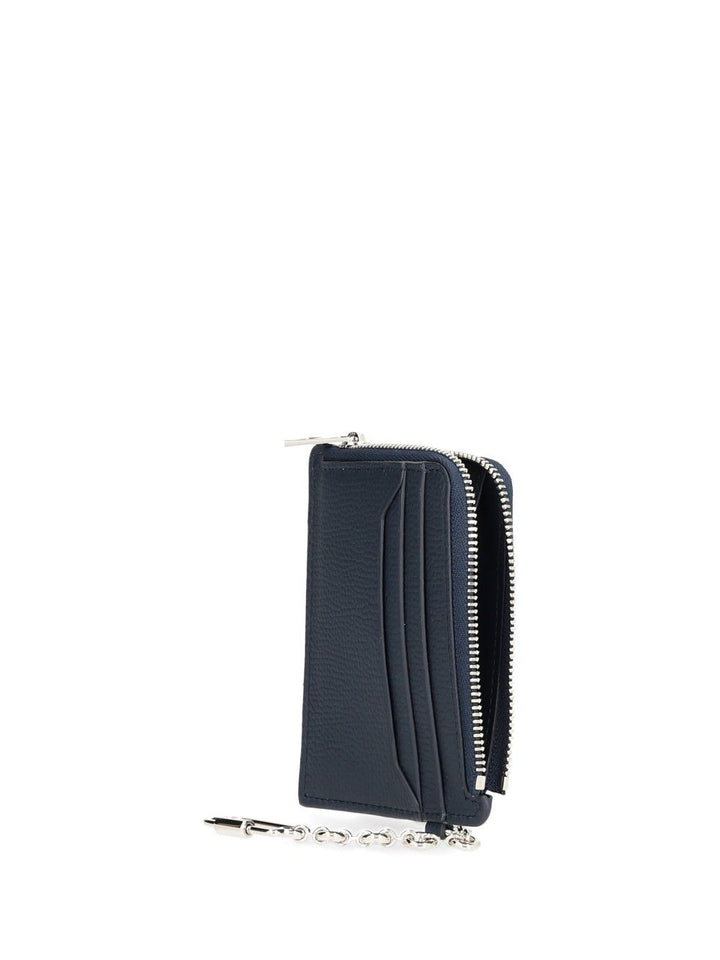 Loewe Anagram Square Card Holder Small leather goods - Blu | 6157086f1db837aba95a194c858d4f39595705c3