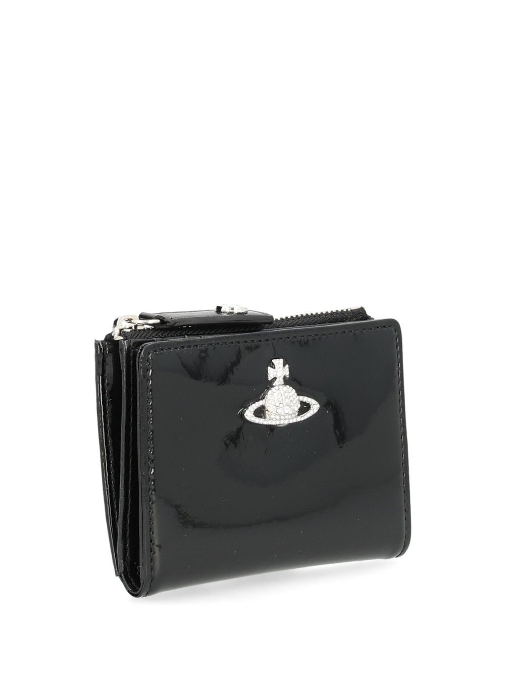 Vivienne Westwood Slim Card Holder With Flap Small leather goods - Nero | ef2a7c199213f8d356089c2f48cd718b311aa338