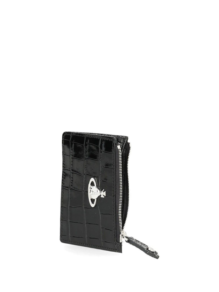 Vivienne Westwood Slim And Long Card Holder Small leather goods - Nero | c66e1da1b2b3a7cee679442fa3c9fd7d1ccd3780