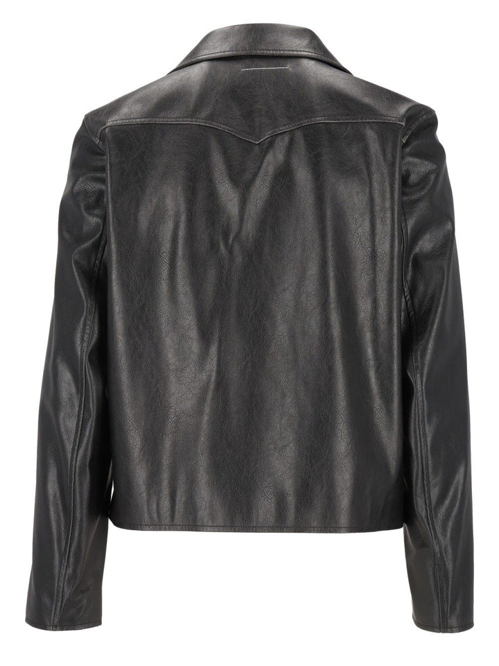 Mm6 Maison Margiela Lightweight Jacket Giacche - Nero | 0b1b6efcf05bc2c4cade1703ecb83303a691f0bd