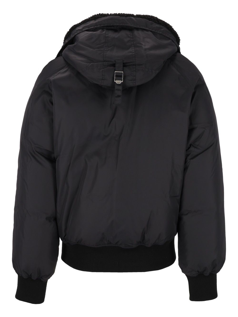 Mm6 Maison Margiela Hooded Bomber Jacket Giacche - Nero | 97c2a48bf839ba099f016ab36e182e053d1d3c6e