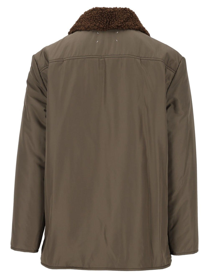 Maison Margiela Parka With Soft Collar Giacche - Verde | 9dad8c5e3e245a149f0ac9b46b25c9730cf81edc