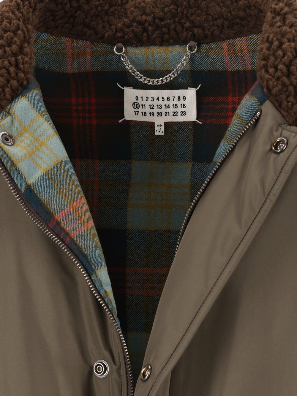 Maison Margiela Parka With Soft Collar Giacche - Verde | 112f5ffc3973bfcbceb4db1cee74a43d581ba60f