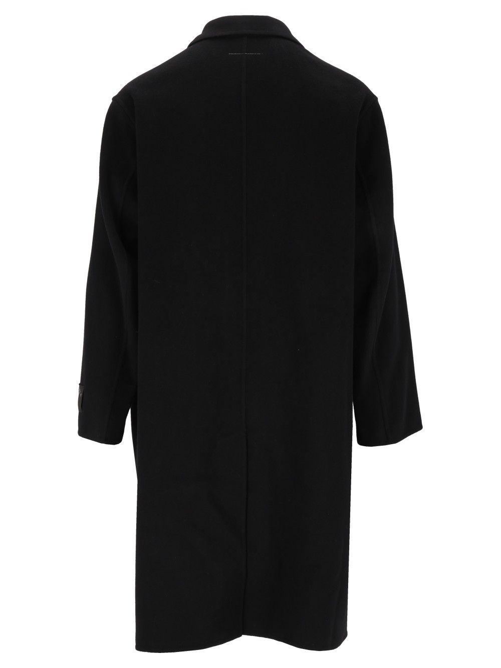 Mm6 Maison Margiela Double-Faced Coat Coats - Nero | ce55b69506cfd97cda3c7f8f5874def6d211e056
