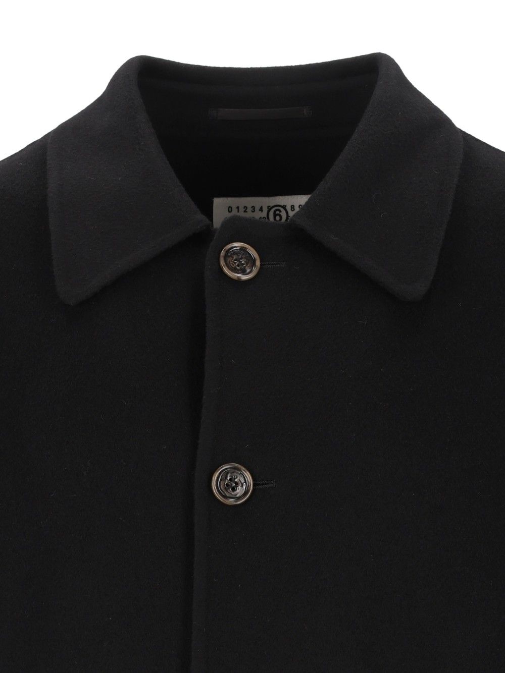 Mm6 Maison Margiela Double-Faced Coat Coats - Nero | 0c5010f920c71769312f9e6fa384f4a0880cc2e5